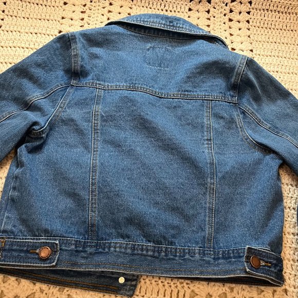 Salvaje Denim Classic Denim Jacket with Copper Colored Buttons Size Large - Picture 5 of 8